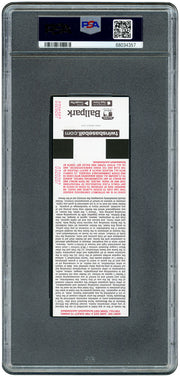 Julio Rodriguez Autographed 2022 MLB Debut Rookie Full Ticket Seattle Mariners PSA 10 April 8th, 2022 PSA/DNA Stock #253244