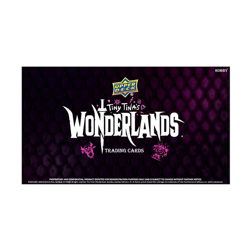 2025 Upper Deck Tiny Tina's Wonderlands Hobby Box