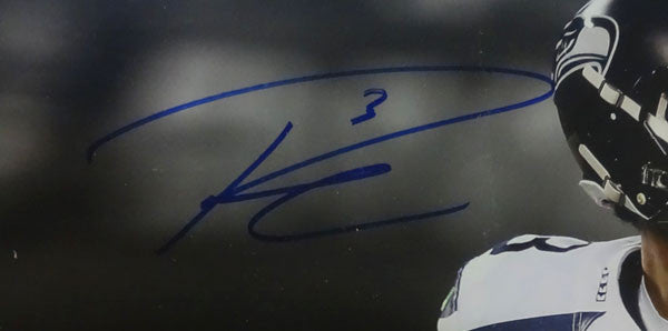Russell Wilson Autographed Framed 16x20 Photo Seattle Seahawks Super Bowl RW Holo Stock #90708