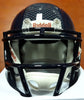 Russell Wilson Autographed Seattle Seahawks Speed Mini Helmet In Silver RW Holo Stock #71468