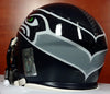 Russell Wilson Autographed Seattle Seahawks Speed Mini Helmet In Silver RW Holo Stock #71468