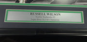 Russell Wilson Autographed Framed 16x20 Photo Seattle Seahawks RW Holo Stock #98229