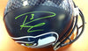 Russell Wilson Autographed Seattle Seahawks Full Size Helmet In Green RW Holo Stock #74631
