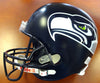 Russell Wilson Autographed Seattle Seahawks Full Size Helmet In Green RW Holo Stock #74631