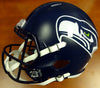 Russell Wilson Autographed Seattle Seahawks Speed Full Size Helmet In Green RW Holo Stock #94105