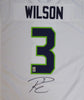 Seattle Seahawks Russell Wilson Autographed White Nike Jersey Size XXL RW Holo Stock #105024