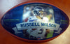 Russell Wilson Autographed 2015 Record Breaking Season Leather Football Seattle Seahawks RW Holo Stock #107493
