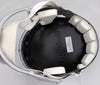 Russell Wilson Autographed Seattle Seahawks Matte Black Speed Full Size Replica Helmet In Silver RW Holo Stock #145782