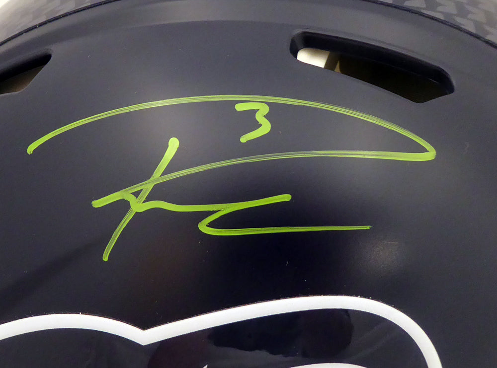 Russell Wilson Autographed Seattle Seahawks Full Size Speed Authentic Helmet In Green RW Holo Stock #145783