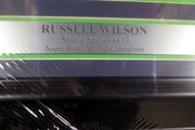 Russell Wilson Autographed Framed 16x20 Photo Seattle Seahawks Super Bowl "SB XLVIII Champs" RW Holo Stock #126675