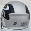 Russell Wilson Autographed AMP Seattle Seahawks Speed Mini Helmet In Blue RW Holo Stock #159115