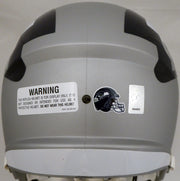 Russell Wilson Autographed Seattle Seahawks Gray AMP Full Size Speed Replica Helmet In Blue RW Holo Stock #159113