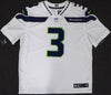 Seattle Seahawks Russell Wilson Autographed White Nike Twill Jersey Size XL RW Holo Stock #159118