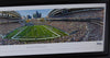 Russell Wilson Autographed Framed Seattle Seahawks Panoramic Photo RW Holo Stock #131941