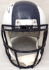 Russell Wilson Autographed Seattle Seahawks Flat Matte White Full Size Speed Replica Helmet RW Holo Stock #178958