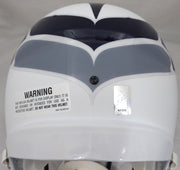 Russell Wilson Autographed Seattle Seahawks Flat Matte White Full Size Speed Replica Helmet RW Holo Stock #178958