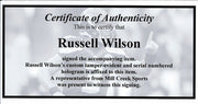 Russell Wilson Autographed Framed 16x20 Photo Seattle Seahawks Super Bowl RW Holo Stock #90708
